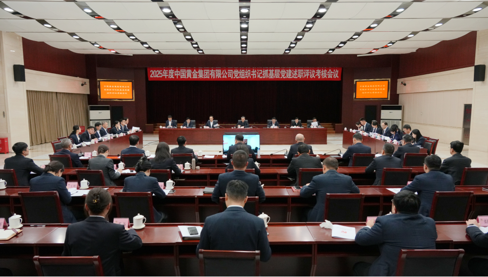 中国黄金集团党委召开2025年度党组织书记抓基层党建述职评议考核...